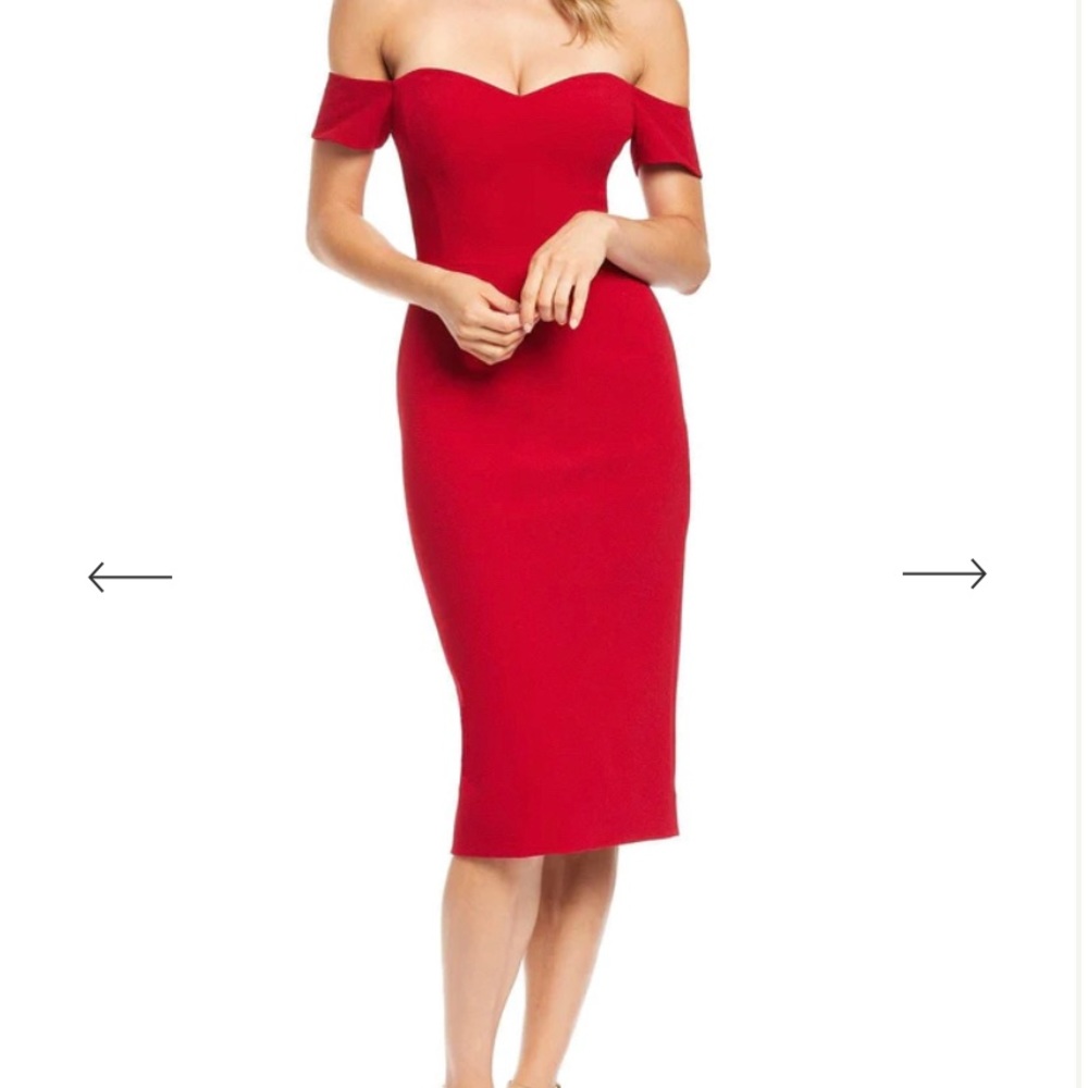 Dress the Population | Bailey Dress | Garnet